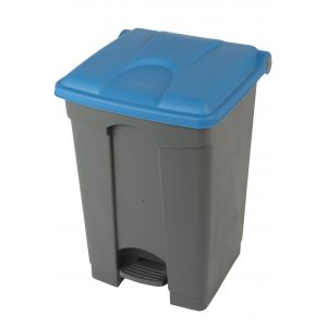 Chabrias Ltd 45L STEP ON CONTAINER GREY BASE YELLOW LID 