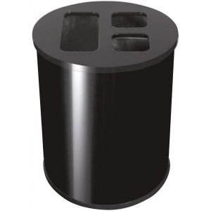 Waste separation receptacle 40L - 3 compartments