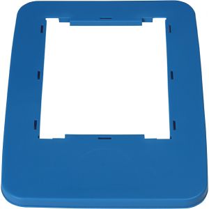 Frame lid for waste separation receptacles