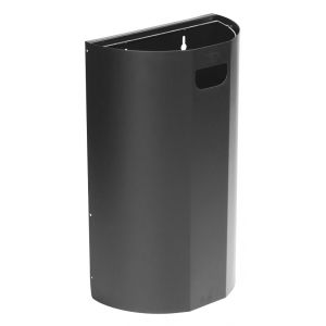 Wall-mounted bin - half round - 40L