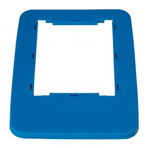 Frame lid for waste separation receptacles