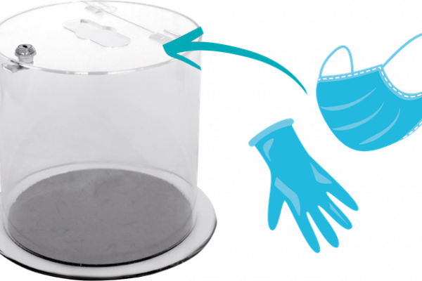 Encourage proper disposal of used gloves and masks