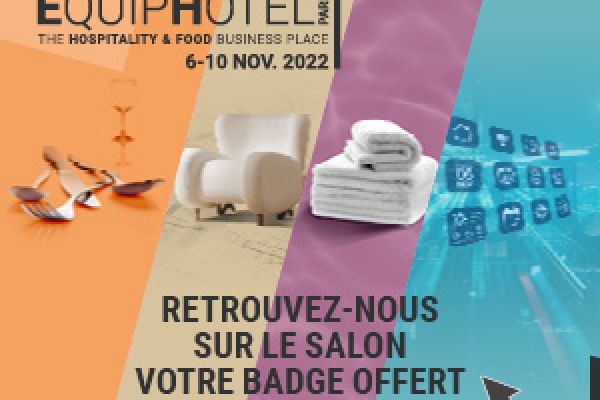 Meet us at Equip'hotel 2022 in Paris!